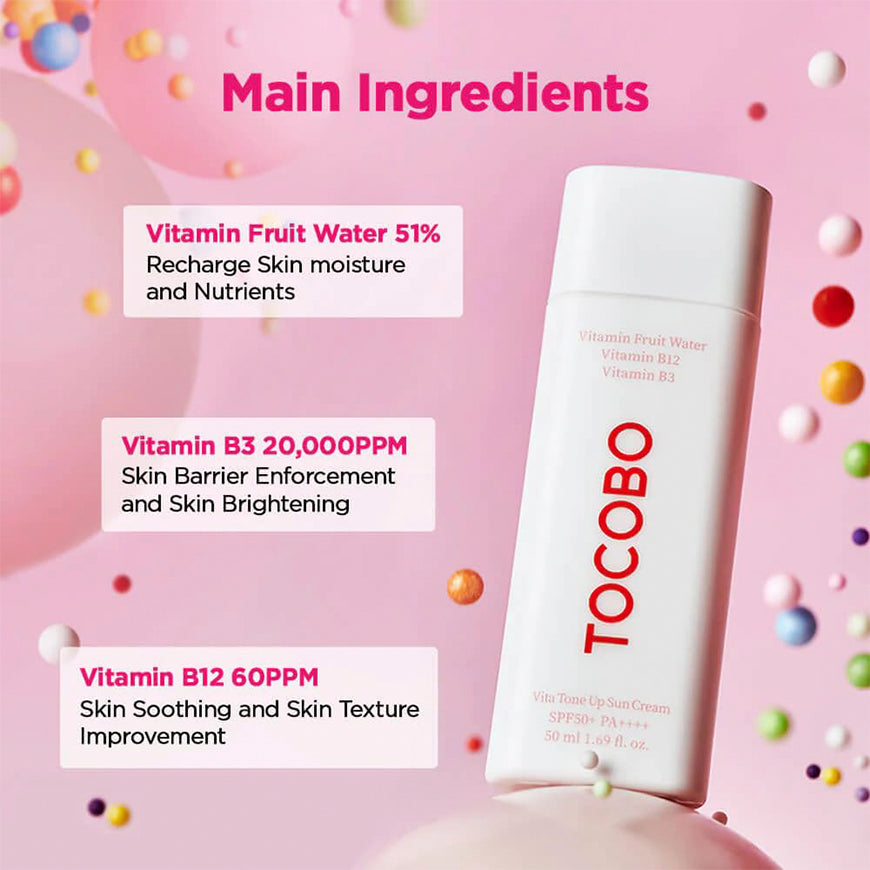 Vita Tone Up Sun Cream SPF50+ PA++++ 50ml 4